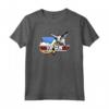 HapTiger Classic Inverted F-14 Tomcat Logo Maglietta - Officially Licensed Apparel - Because I Was Inverted T-Shirt for Men and Women