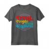 HapTiger Be Kind Trendy Preppy Hippie Maglietta - Motivational Quote Tee for Anti-Bullying and World Peace - Perfect Present for Loved Ones