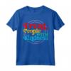 HapTiger Be Kind Trendy Preppy Hippie Maglietta - Motivational Quote Tee for Anti-Bullying and World Peace - Perfect Present for Loved Ones
