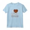 I Love Aromi di Tostatura - Divertente Idea Regalo Maglietta per Amanti del Caffè - Design Classico Cuore Chicchi di Caffè