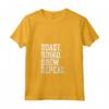 Donna Abbigliamento per Tostatura di Caffè Nero Roast Grind Brew Repeat - Maglietta con Collo a V per Amanti del Caffè e Baristi
