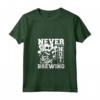 Donna Barista - Maglietta con Collo a V e Scritta 'Never Not Brewing' - Ideale per Regalo di Compleanno o Natale per Baristi