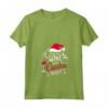 Caffè Vino E Spirito Natale Tostatura Cheers Maglietta con Collo a V - Design Natalizio per Celebrare le Vacanze con Allegria