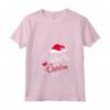 Caffè Vino E Spirito Natale Tostatura Cheers Maglietta con Collo a V - Design Natalizio per Celebrare le Vacanze con Allegria