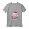 Caffè Vino E Spirito Natale Tostatura Cheers Maglietta con Collo a V - Design Natalizio per Celebrare le Vacanze con Allegria