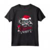 Caffè Vino E Spirito Natale Tostatura Cheers Maglietta - Design Natalizio Divertente per Feste - Ideale per Capodanno