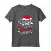 Caffè Vino E Spirito Natale Tostatura Cheers Maglietta - Design Natalizio Divertente per Feste - Ideale per Capodanno