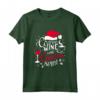 Caffè Vino E Spirito Natale Tostatura Cheers Maglietta - Design Natalizio Divertente per Feste - Ideale per Capodanno