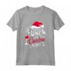 Caffè Vino E Spirito Natale Tostatura Cheers Maglietta - Design Natalizio Divertente per Feste - Ideale per Capodanno
