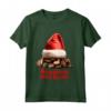 Chicchi di Caffè Tostatura con Babbo Natale - Natale Amore per Java Maglia a Manica - Regalo per Amanti del Caffè e Baristi
