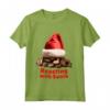 Chicchi di Caffè Tostatura con Babbo Natale - Natale Amore per Java Maglia a Manica - Regalo per Amanti del Caffè e Baristi