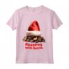 Chicchi di Caffè Tostatura con Babbo Natale - Natale Amore per Java Maglia a Manica - Regalo per Amanti del Caffè e Baristi