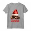 Chicchi di Caffè Tostatura con Babbo Natale - Natale Amore per Java Maglia a Manica - Regalo per Amanti del Caffè e Baristi