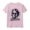 Big Lebowski The Dude Abides Classic Circle Logo Maglietta - Official HapTiger Apparel for Movie Fans