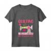 Donna Trapuntatura Maglietta con Collo a V - Abbigliamento per Quilters - Mostra la tua Passione per il Quilting