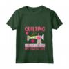 Donna Trapuntatura Maglietta con Collo a V - Abbigliamento per Quilters - Mostra la tua Passione per il Quilting