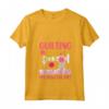 Donna Trapuntatura Maglietta con Collo a V - Abbigliamento per Quilters - Mostra la tua Passione per il Quilting