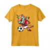 Tamponando Unicorno Trinidad e Tobago Calcio Bandiera Maglietta - Regalo Divertente per Tifosi di Calcio - Design Personalizzato