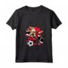 Donna Dabbing Cane Trinidad e Tobago Calcio - Bandiera Trinidad Maglietta con Collo a V - Soccer Fan Jersey for Trinidad and Tobago Team Supporters