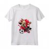 Donna Dabbing Cane Trinidad e Tobago Calcio - Bandiera Trinidad Maglietta con Collo a V - Soccer Fan Jersey for Trinidad and Tobago Team Supporters