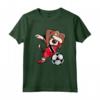 Tamponando Beagle Trinidad e Tobago Calcio - Bandiera Maglietta con Cane Beagle - Regalo Perfetto per Tifosi di Calcio