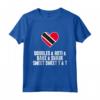 Sweet Trinidad & Tobago Trini Patriotic Tee - Doubles Roti De Vybes Cyah Done Maglietta - Ideal for Homesick Trinis