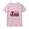 Donna Amo la mia ragazza sexy di HapTiger - Maglietta con Collo a V per Fidanzata Trinidadiana - Regalo di Natale unico per San Valentino