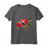 Trinidad e Tobago Turtle Pride - Maglietta Bandiera per Donne e Bambini - Ideale per Mostrare l'Orgoglio e l'Amore per Trinidad e Tobago