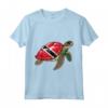 Trinidad e Tobago Turtle Pride - Maglietta Bandiera per Donne e Bambini - Ideale per Mostrare l'Orgoglio e l'Amore per Trinidad e Tobago