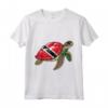 Trinidad e Tobago Turtle Pride - Maglietta Bandiera per Donne e Bambini - Ideale per Mostrare l'Orgoglio e l'Amore per Trinidad e Tobago