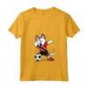 Donna Tamponando Husky Dog Trinidad e Tobago Calcio - Bandiera Maglietta con Collo a V - Regalo Compleanno Natale