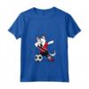 Donna Tamponando Husky Dog Trinidad e Tobago Calcio - Bandiera Maglietta con Collo a V - Regalo Compleanno Natale