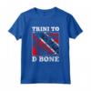 Trinidad e Tobago Bandiera Trini A D Bone Maglietta - Ideale Regalo Patriottico per Trinbagonians - Mostra il Tuo Amore per T&T!