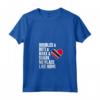 Donna Doubles, Roti - Sweet Trinidad & Tobago Trini Patriotic Tee Maglietta con Collo a V - Perfect for Trinidadians Missing Home