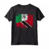 TRINIDAD TOBAGO ITALIA Bandiera Amicizia - Maglietta Calcio Leggera e Confortevole