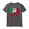 TRINIDAD TOBAGO ITALIA Bandiera Amicizia - Maglietta Calcio Leggera e Confortevole