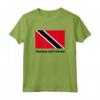 Trinidad and Tobago Flag Maglietta - Design Unico per Mostrare Orgoglio - Ideale per Feste ed Eventi Sportivi