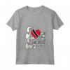 Donna Amo il mio fidanzato HapTiger Maglietta con Collo a V - Regalo San Valentino Trinidad