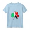 Donna Irlandese e Trinidad Tobago Clover Mix Heritage Maglietta con Collo a V - Ottimo Regalo di Natale per la Tua Identità Culturale - Acquista Online!