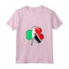 Donna Irlandese e Trinidad Tobago Clover Mix Heritage Maglietta con Collo a V - Ottimo Regalo di Natale per la Tua Identità Culturale - Acquista Online!