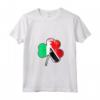 Donna Irlandese e Trinidad Tobago Clover Mix Heritage Maglietta con Collo a V - Ottimo Regalo di Natale per la Tua Identità Culturale - Acquista Online!