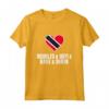 Trinidad & Tobago Doubles Roti - Sweet Trini Patriotic Tee Maglietta for Homesick Trinis Abroad