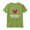 Trinidad & Tobago Doubles Roti - Sweet Trini Patriotic Tee Maglietta for Homesick Trinis Abroad