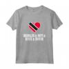 Trinidad & Tobago Doubles Roti - Sweet Trini Patriotic Tee Maglietta for Homesick Trinis Abroad