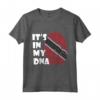 Trini è nel mio DNA - Trinidad & Tobago Patriottico Maglietta con Bandiera - Ideale per Mostrare l'Orgoglio Trini e Tobago