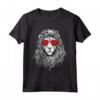 Trinidad and Tobago Flag Lion Sunglasses T-shirt - National Pride Apparel for Birthday or Family Holiday