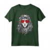 Trinidad and Tobago Flag Lion Sunglasses T-shirt - National Pride Apparel for Birthday or Family Holiday