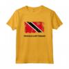 Trinidad and Tobago Flag Maglietta - Design Originale per Persone con Origini Trinidad and Tobago - Perfetta per Colleghi di Lavoro e Eventi Sportivi