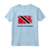 Trinidad and Tobago Flag Maglietta - Design Originale per Persone con Origini Trinidad and Tobago - Perfetta per Colleghi di Lavoro e Eventi Sportivi