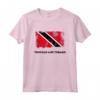 Trinidad and Tobago Flag Maglietta - Design Originale per Persone con Origini Trinidad and Tobago - Perfetta per Colleghi di Lavoro e Eventi Sportivi